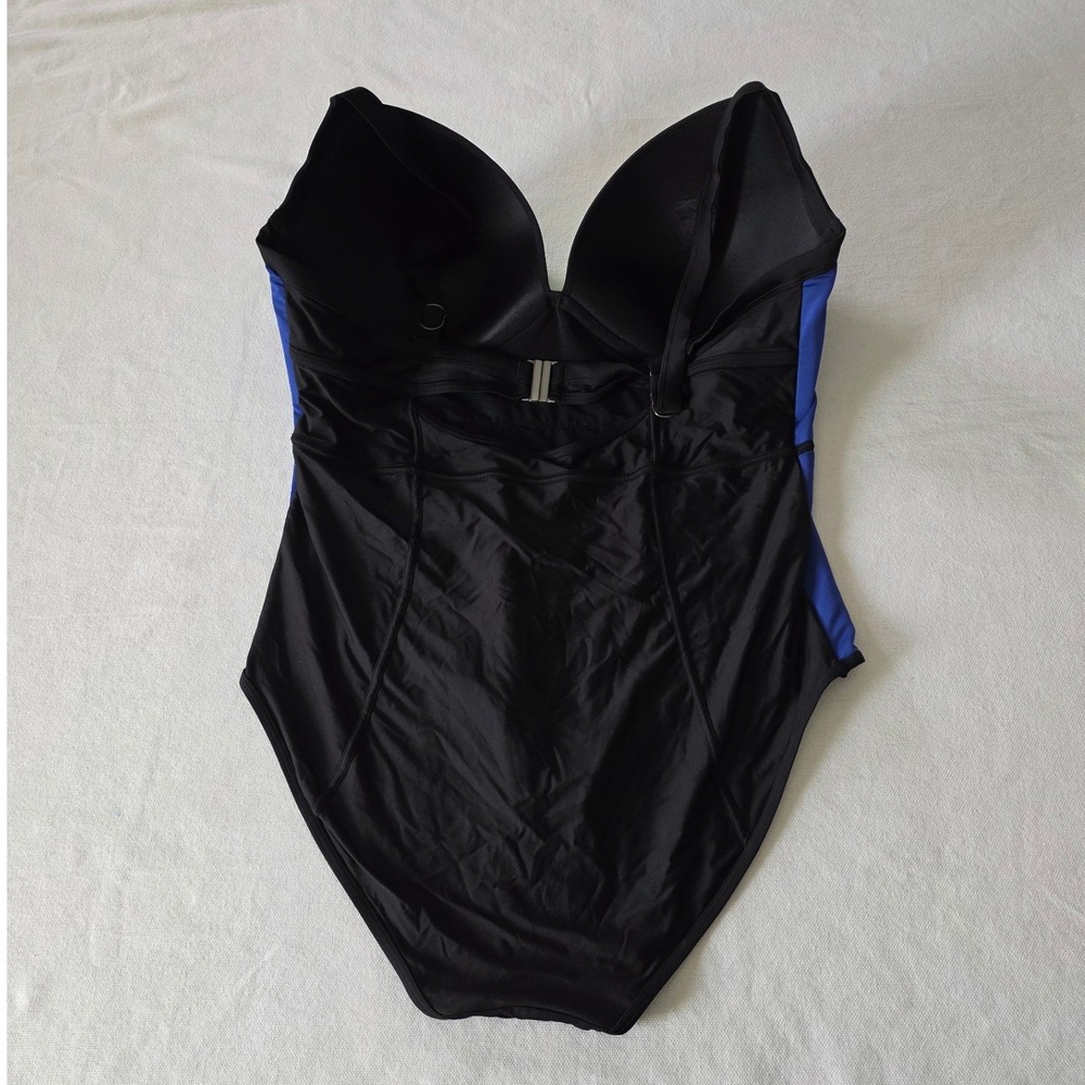 City Chic Color Block One-Piece Swimsuit Underwire Large/20 Plus Vacation - Picture 4 of 8
